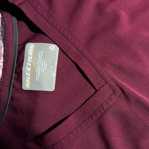 2 sketchers scrub tops